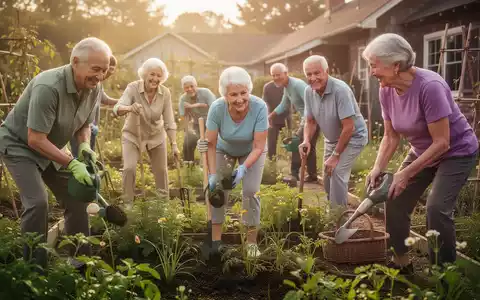 Ältere Menschen nehmen an einem Gemeinschaftsprogramm teil, das Prävention und gesundes Altern betont. - Foto: über boerse-global.de