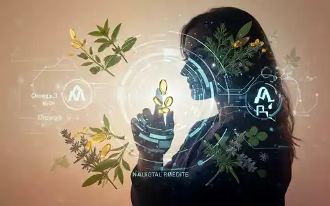 Eine Frauensilhouette interagiert mit einer digitalen Schnittstelle, überlagert von botanischen Elementen und Symbolen für Gesundheit. - Foto: über boerse-global.de