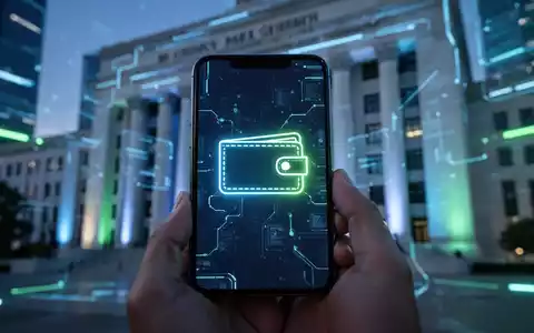 Ein Smartphone mit einem stilisierten E-Wallet-Symbol, das digitale Identität und sicheren Datenaustausch im Kontext der Bürgerverwaltung darstellt. - Foto: über boerse-global.de