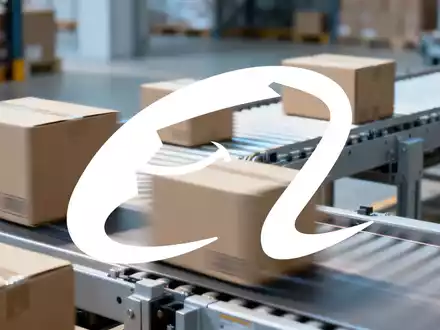 Abstrakte, atmosphärische Szene, die Logistik und E-Commerce darstellt, mit dynamischen Linien, die Effizienz und Integration andeuten. - Foto: über boerse-global.de