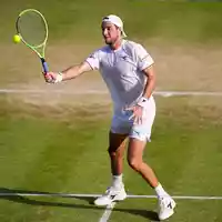 Jan-Lennard Struff spielte sein erstes Wimbledon-Achtelfinale. - Foto: Andrew Matthews/PA Wire/dpa