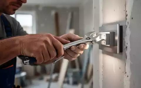 Nahaufnahme der Hände eines Handwerkers, der präzise mit Werkzeugen arbeitet, mit einem leicht unscharfen Hintergrund einer Baustelle. - Foto: über boerse-global.de