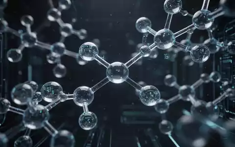 Nahaufnahme von komplexen, leuchtenden Molekularstrukturen, die Peptidpulver und pharmazeutische Innovationen darstellen, auf dunklem Hintergrund. - Foto: über boerse-global.de