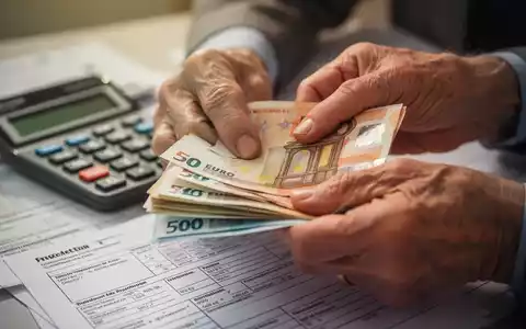 Nahaufnahme von Händen, die Euro-Banknoten zählen, mit einem Taschenrechner und Steuerformularen im Hintergrund, die finanzielle Planung und neue Vorschriften symbolisieren. - Foto: über boerse-global.de