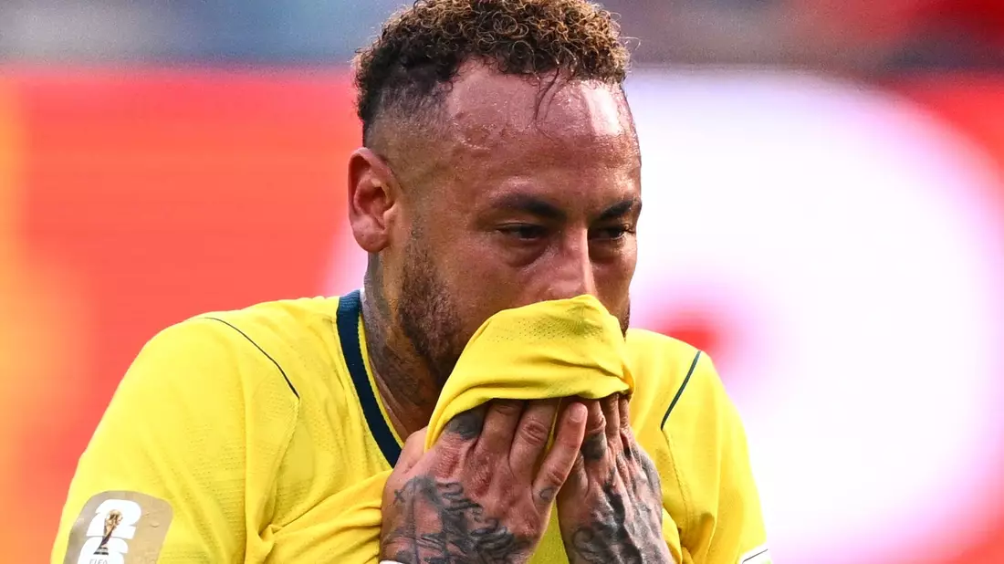 Tränenreiches Ende: Für Brasilien und Neymar ist Schluss bei der WM. - Bild: Tom Weller/dpa