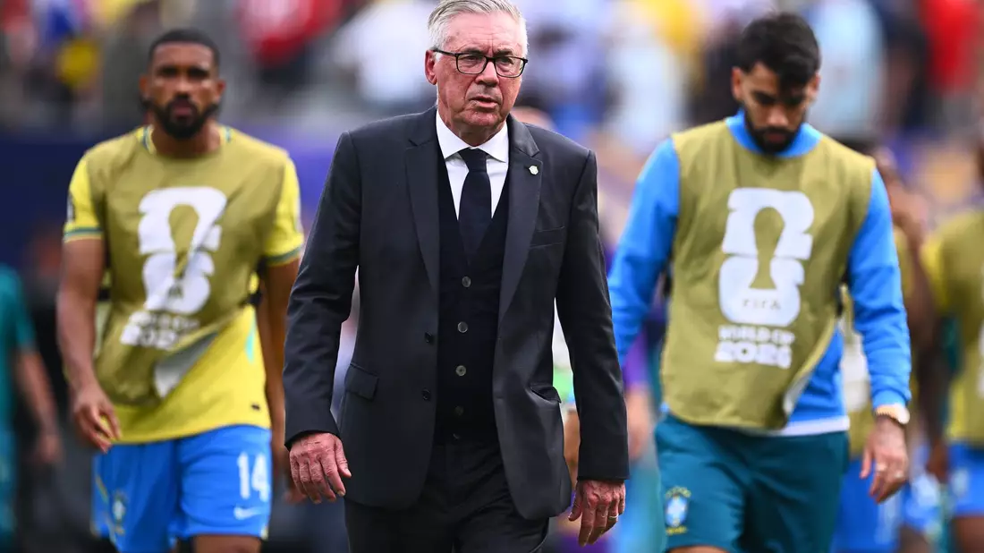 Trainer beim frühesten WM-Aus Brasiliens seit 36 Jahren: Carlo Ancelotti. - Bild: Tom Weller/dpa