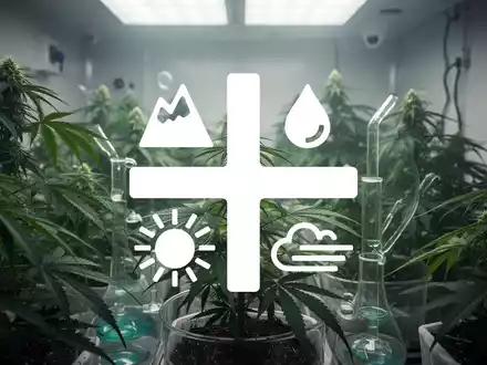 Abstrakte, atmosphärische Szene, die die Cannabisindustrie darstellt, mit Fokus auf medizinisches Wachstum und Marktwert. - Foto: über boerse-global.de