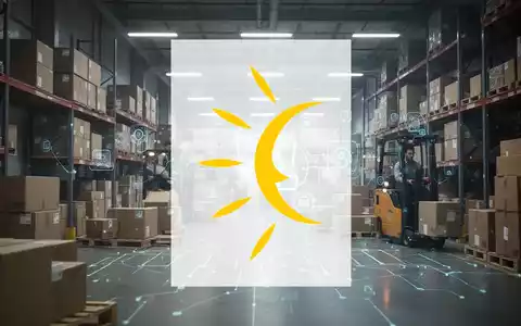 Abstrakte, atmosphärische Szene, die Logistik und E-Commerce darstellt, mit einem neutralen Marktgefühl. - Foto: über boerse-global.de