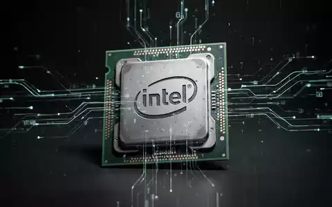 Intel-Prozessorchip mit leuchtenden digitalen Linien, die Daten und Veralterung andeuten, vor dunklem Hintergrund, symbolisiert das Ende einer Ära. - Foto: über boerse-global.de