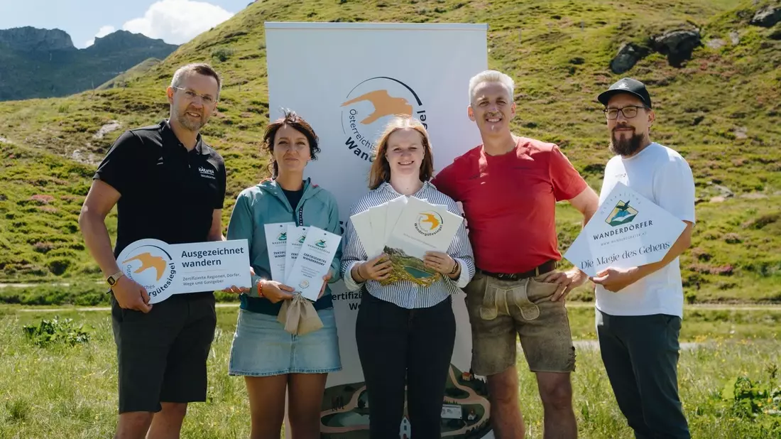 Rezertifizierung bestätigt Qualitätsstandard: Gastein erneut mit Österreichischem Wandergütesiegel ausgezeichnet - Bild: presseportal.de