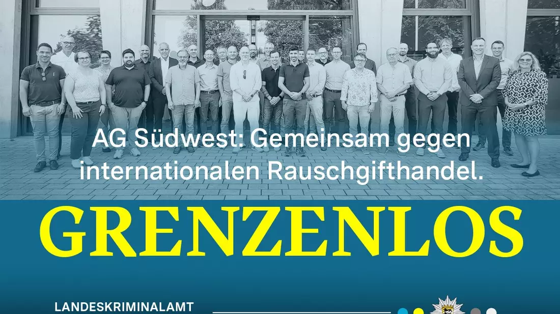 LKA-BW: Gemeinsame Pressemitteilung - 58. Tagung der internationalen Arbeitsgruppe Südwest zur Bekämpfung des Rauschgifthandels in Staufen - Bild: presseportal.de