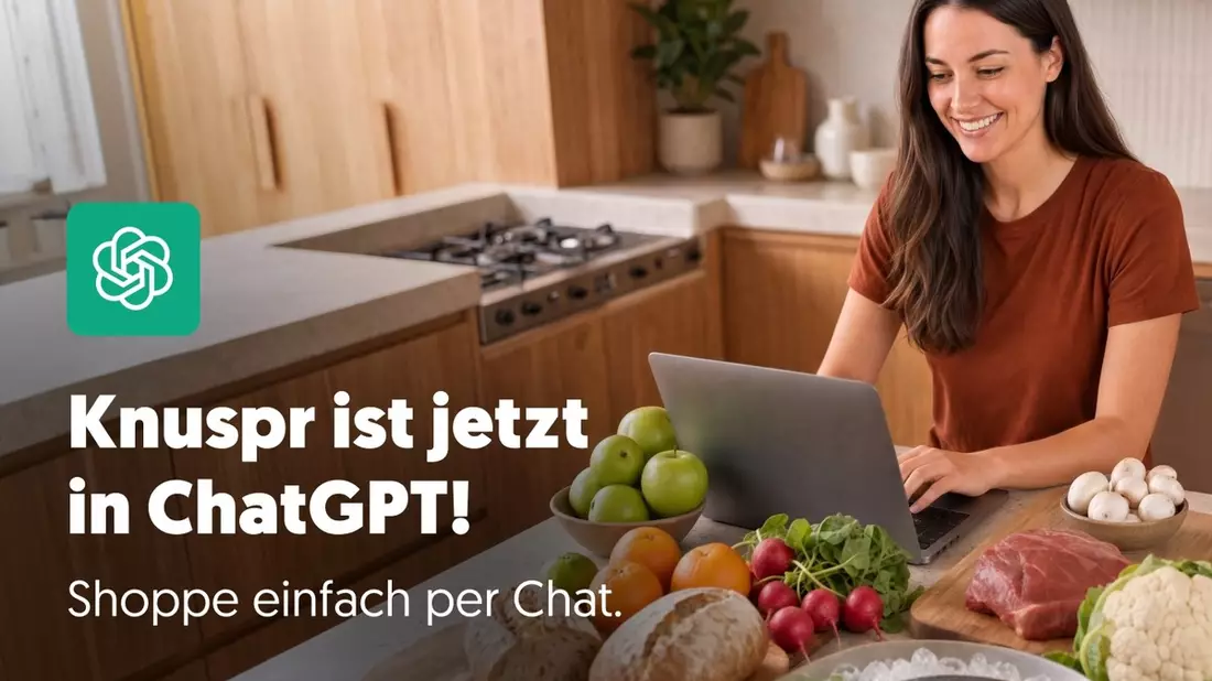 KI-Pionier im Online-Handel: Knuspr launcht ChatGPT-Erweiterung für den digitalen Lebensmitteleinkauf - Bild: presseportal.de