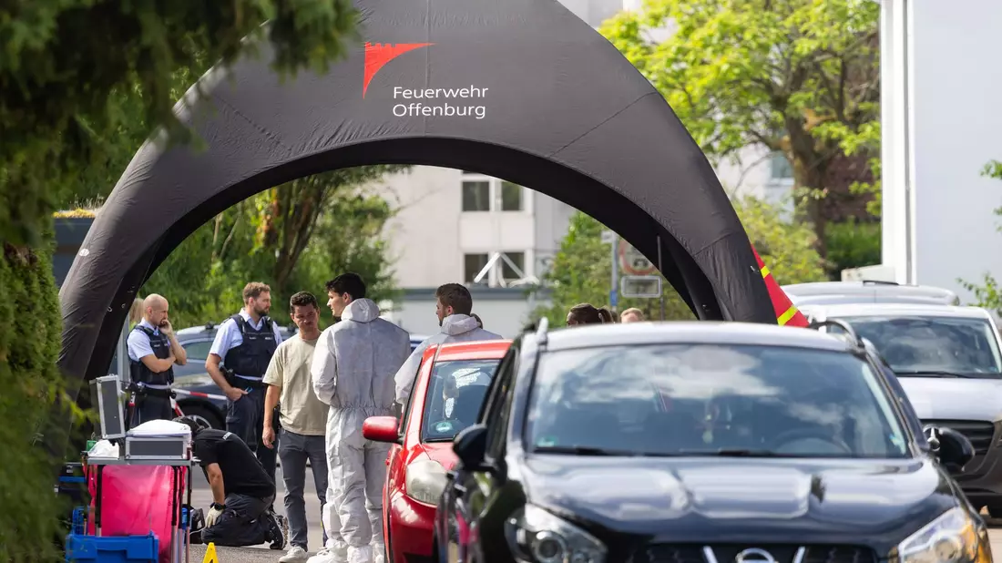 Ein Mann und eine Frau starben in Offenburg. - Bild: Philipp von Ditfurth/dpa