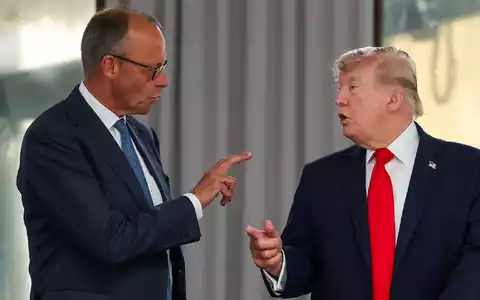Der Kanzler stellt klar: Die von Trump verwendeten Zahlen für die Militärausgaben sind veraltet. (Archivbild) - Foto: Christian Hartmann/Pool Reuters/dpa