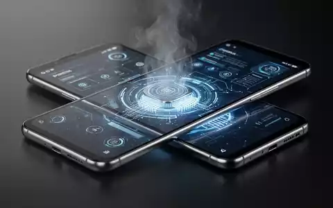Ultradünnes Smartphone mit schlankem, leuchtendem Display und dezentem Hinweis auf interne Kühltechnologie. - Foto: über boerse-global.de