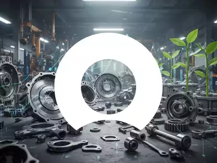 Abstrakte, atmosphärische Szene, die die Automobilteileindustrie mit einem Gefühl von bedeutender finanzieller Aktivität darstellt. - Foto: über boerse-global.de