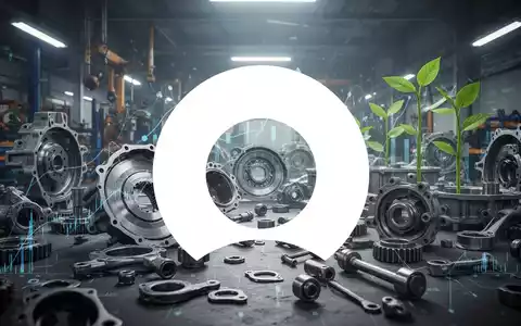 Abstrakte, atmosphärische Szene, die die Automobilteileindustrie mit einem Gefühl von bedeutender finanzieller Aktivität darstellt. - Foto: über boerse-global.de