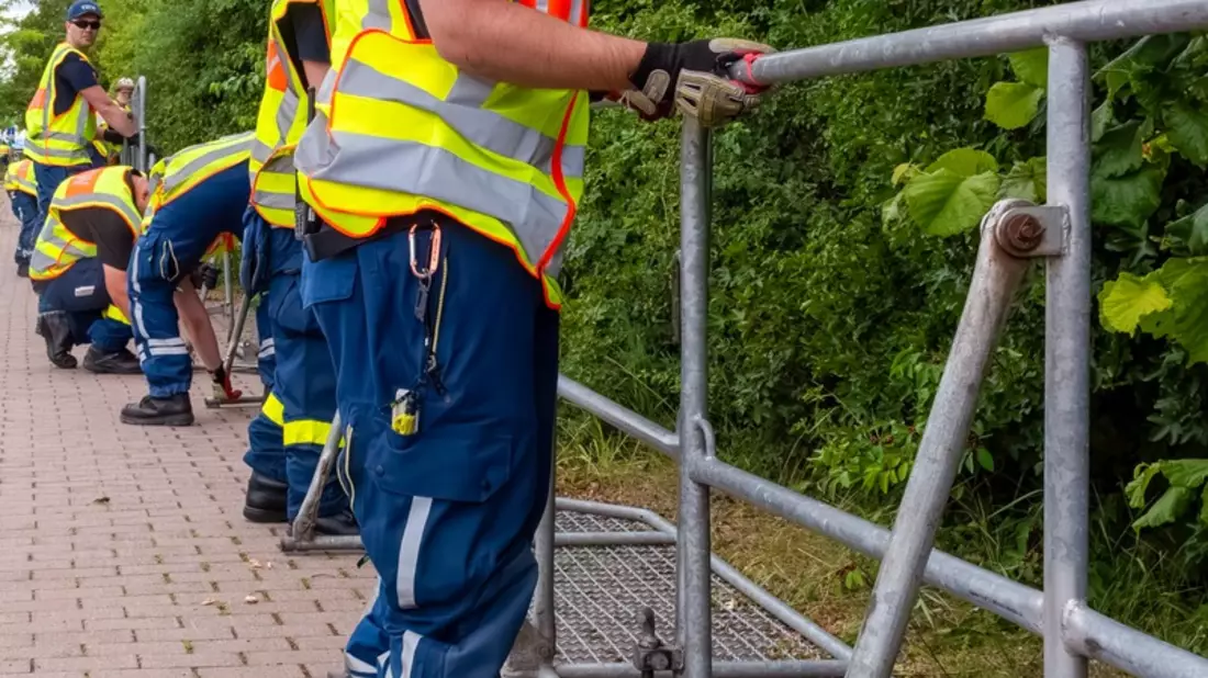 THW SN-TH: THW: Einsatzlage in Erfurt erfolgreich abgearbeitet - Bild: presseportal.de