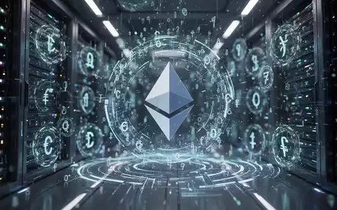Stilisierte, leuchtende Quantencomputer-Oberfläche mit abstrakten Kryptosymbolen und dezentem Ethereum-Logo für erweiterte Sicherheit. - Foto: über boerse-global.de