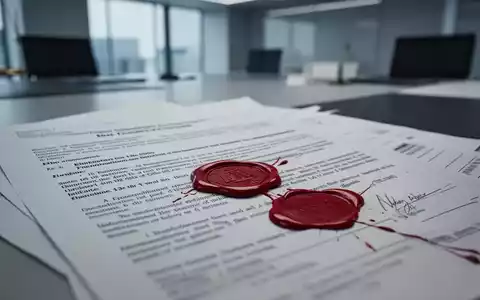 Nahaufnahme eines juristischen Dokuments mit rotem Wachssiegel, das Bürokratie und politische Debatten symbolisiert. - Foto: über boerse-global.de