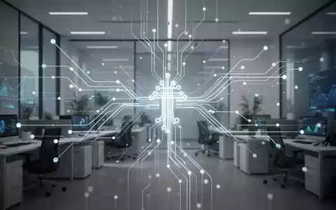 Eine stilisierte digitale Infografik, die Datenfluss und -reduzierung darstellt, mit leuchtenden Linien und Knoten. - Foto: über boerse-global.de