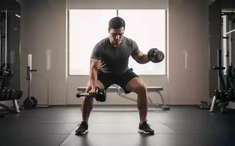 Eine Person führt eine Kraftübung mit einer einzelnen Hantel in einem modernen Fitnessstudio aus, der Fokus liegt auf funktionaler Bewegung. - Foto: über boerse-global.de