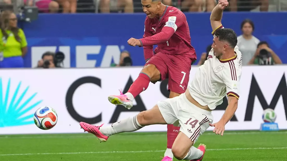 Cristiano Ronaldo hatte auch gegen Spanien seine Chancen.  - Bild: Julio Cortez/AP/dpa