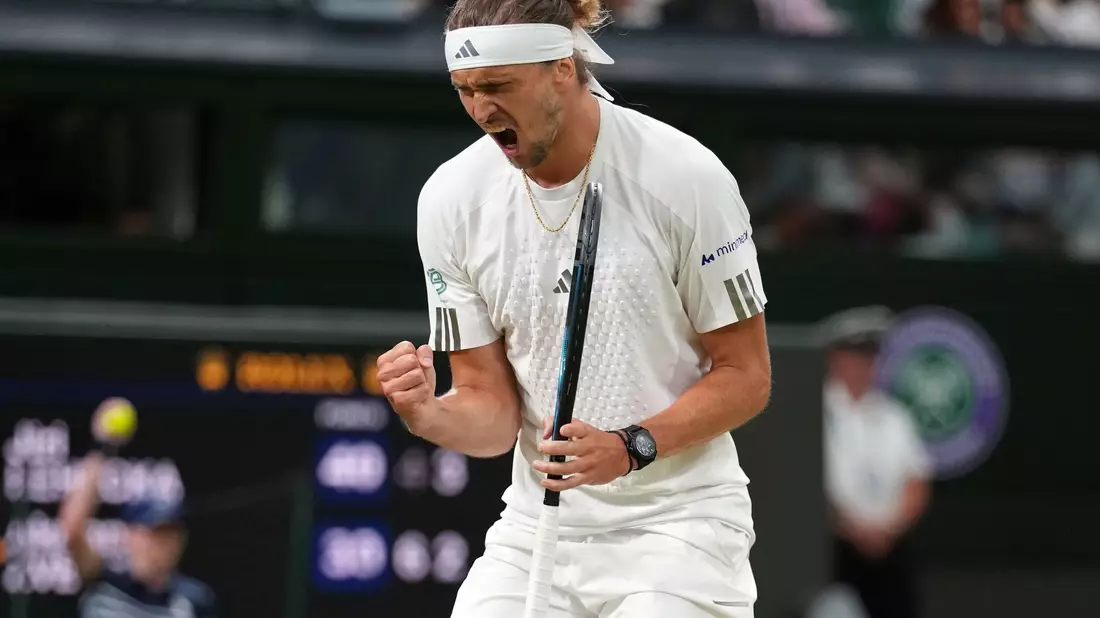 Alexander Zverev möchte erstmals ins Viertelfinale von Wimbledon. - Bild: Kirsty Wigglesworth/AP/dpa