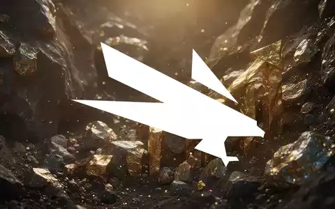 Eine abstrakte, atmosphärische Szene, die den Bergbausektor darstellt, mit goldenem Licht und groben Mineraltexturen. - Foto: über boerse-global.de