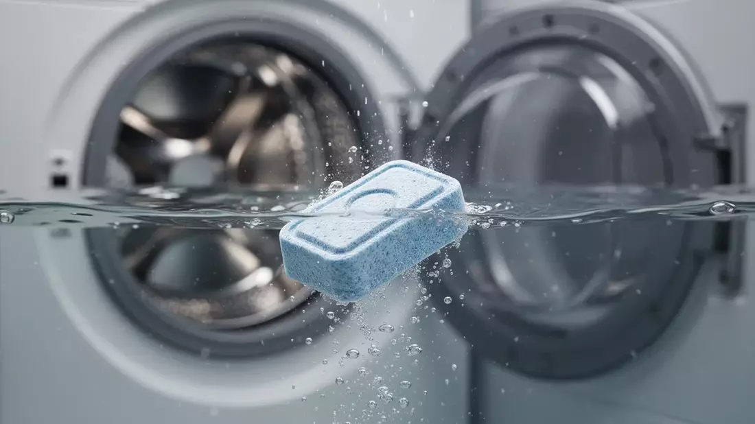 Waschmaschinenpflege: Spülmaschinentabs und Hausmittel im Test