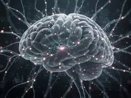 Abstrakte Darstellung neuronaler Pfade mit leuchtenden Verbindungen, die Präzisionsmedizin und Neurostimulation symbolisieren. - Foto: über boerse-global.de
