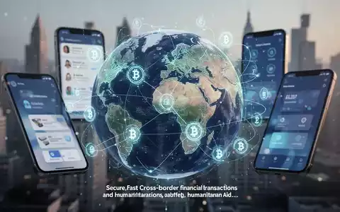 Digitale Weltkugel mit Währungssymbolen und Verbindungslinien, überlagert mit mobilen Zahlungsbildschirmen und unscharfer Stadt, Symbol für globale digitale Finanzen. - Foto: über boerse-global.de