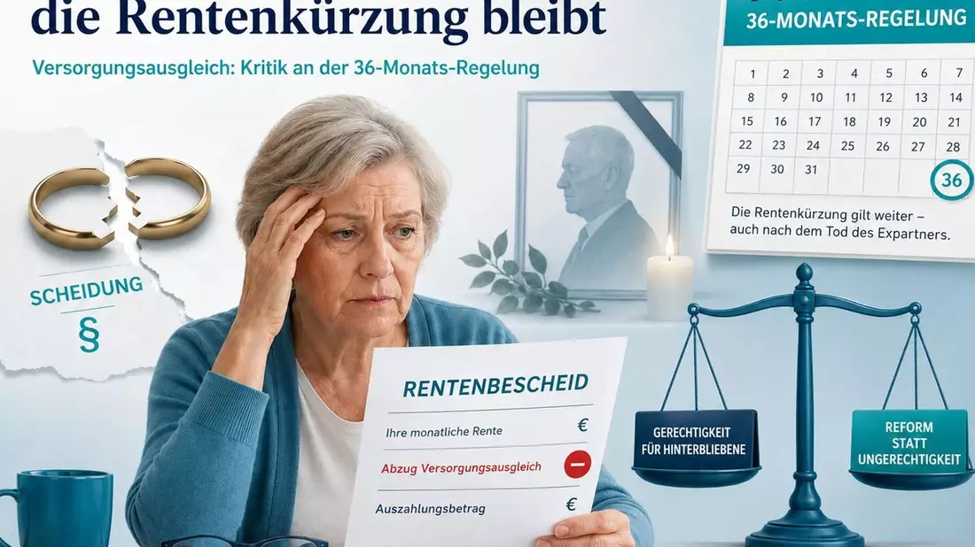Kaum bekannt, aber Realität: Warum die eigene Rentenkürzung auch nach dem Tod des Expartners bestehen bleibt - Bild: presseportal.de