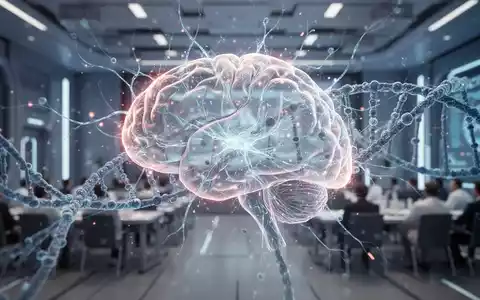 Eine futuristische Darstellung eines Gehirns oder Nervensystems mit leuchtenden Verbindungen, die medizinische Forschung und Entwicklung symbolisieren. - Foto: ĂŒber boerse-global.de