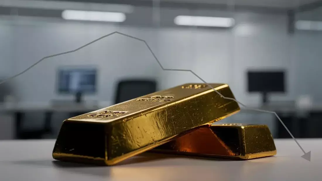 JPMorgan recorta objetivo del oro a 4.500 dólares, presión sobre el metal