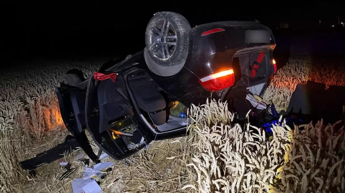 POL-DU: Mündelheim: Auto überschlug sich - Bild: presseportal.de