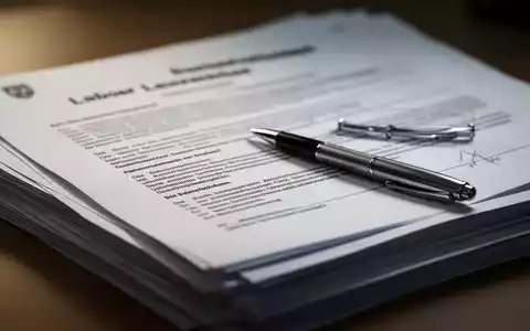 Ein Stapel deutscher Rechtsdokumente oder Verträge mit einem Stift darauf, der Arbeitsrechtsreformen und politische Änderungen symbolisiert. - Foto: über boerse-global.de