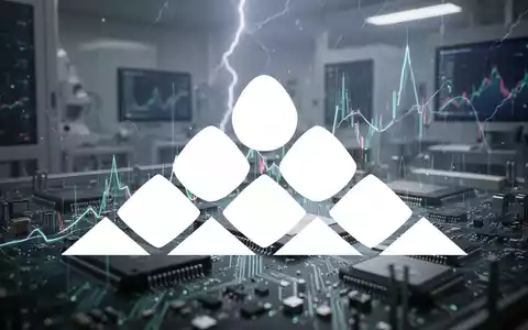 Abstrakte, atmosphärische Darstellung der Halbleiterindustrie mit einem Gefühl der Volatilität und Unsicherheit, die einen Marktabschwung andeutet. - Foto: über boerse-global.de