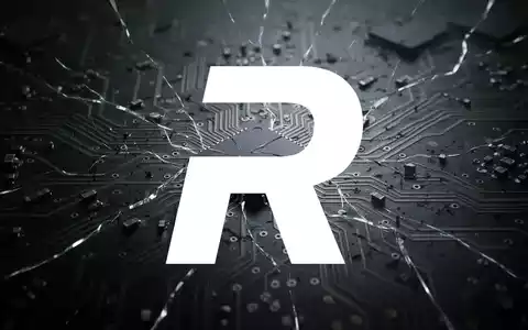 Abstrakte, atmosphärische Darstellung der Halbleiterindustrie mit dunklen, desaturierten Tönen und gebrochenen Lichtstreifen, die einen starken Rückgang symbolisieren. - Foto: über boerse-global.de