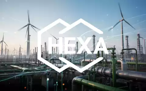 Abstrakte Darstellung des Sektors für erneuerbare Energien und Gastransport mit industrieller Infrastruktur und einem Gefühl von Wachstum. - Foto: über boerse-global.de