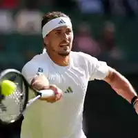Alexander Zverev steht erstmals im Viertelfinale von Wimbledon. - Foto: Ben Whitley/PA Wire/dpa