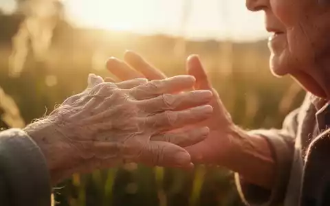 Eine ältere Hand, die sich dem warmen Sonnenlicht entgegenstreckt, was die Aufnahme von Vitamin D symbolisiert. - Foto: über boerse-global.de