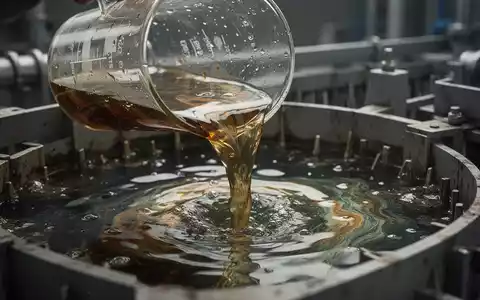 Kontaminiertes Wasser wird aus einem Becherglas in ein Gewässer oder Filtersystem gegossen, symbolisch für Umweltgifte und Sanierungsherausforderungen. - Foto: über boerse-global.de