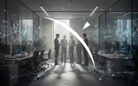 Abstrakte, atmosphärische Szene, die die Werbe- und Medienbranche mit strategischem Wachstum und Zusammenarbeit darstellt. - Foto: über boerse-global.de