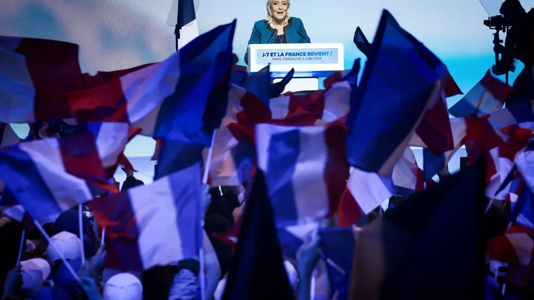 Wer genau gegen Le Pen antreten wird, ist noch nicht klar. (Archivbild) - Bild: Thomas Padilla/AP/dpa