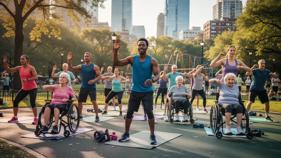 Kostenlose Fitnesskurse: Soziale Integration durch Bewegung