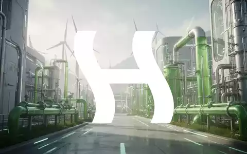 Abstrakte Szene, die den Sektor der erneuerbaren Energien und die Produktion von grünem Wasserstoff darstellt, mit einem Gefühl von Wachstum und Innovation. - Foto: über boerse-global.de