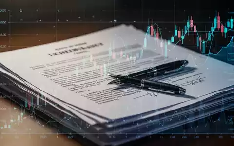 Nahaufnahme von juristischen Dokumenten und einem Stift, mit einem angedeuteten Finanzdiagramm im Hintergrund, das Erbschaft und Finanzen symbolisiert. - Foto: über boerse-global.de