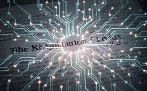 Ein stilisiertes, leuchtendes neuronales Netzwerk, überlagert mit einer subtilen Textur eines juristischen Dokuments, das KI-Regulierung darstellt. - Foto: über boerse-global.de
