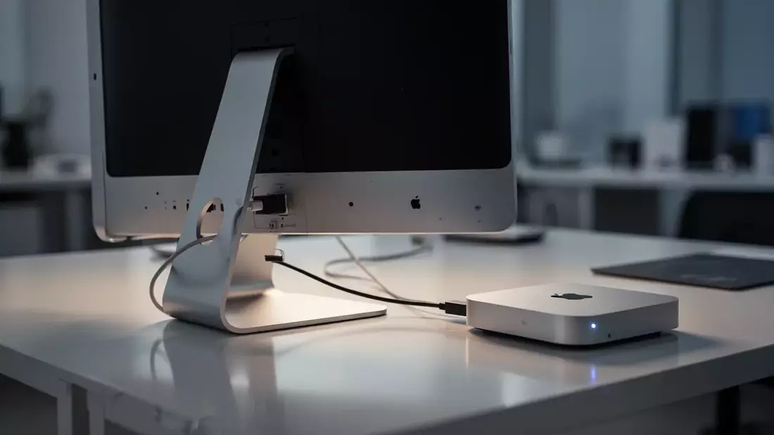 Alte Apple-Monitore feiern Revival mit modernen Mac Minis